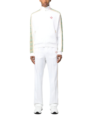 Casablanca Zip-Up Tracksuit- White