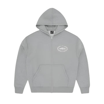 Corteiz Superior Royale Zip Hoodie- Grey