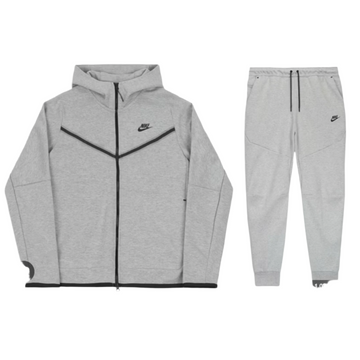 Nike Sportswear Grey Tech Fleece Full-Zip Tracksuit