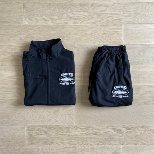 Corteiz Shukushuku Black Tracksuit