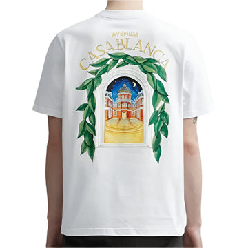 Casablanca T Shirt White "Avenida"