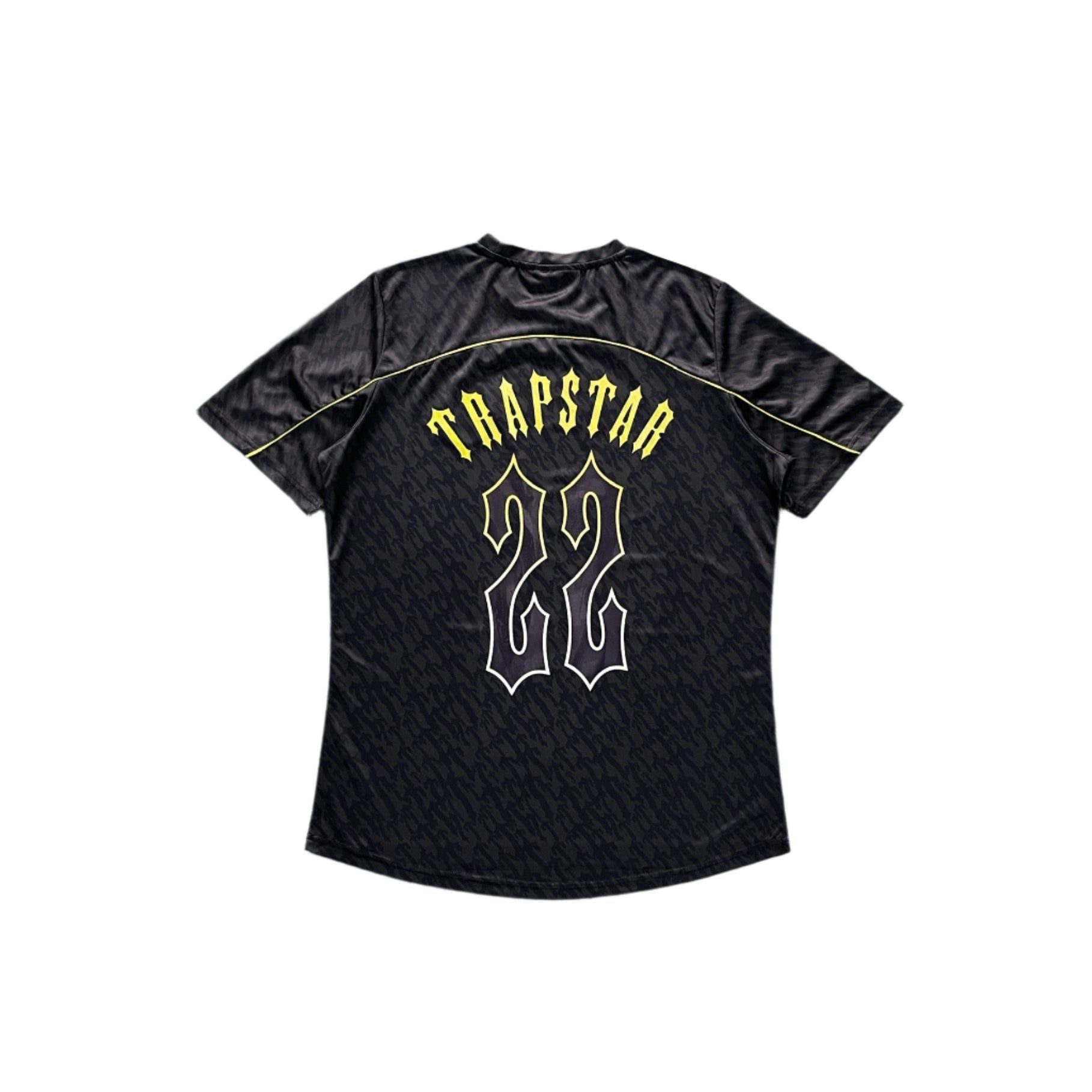 Trapstar T Football Jersey- Black/Lime
