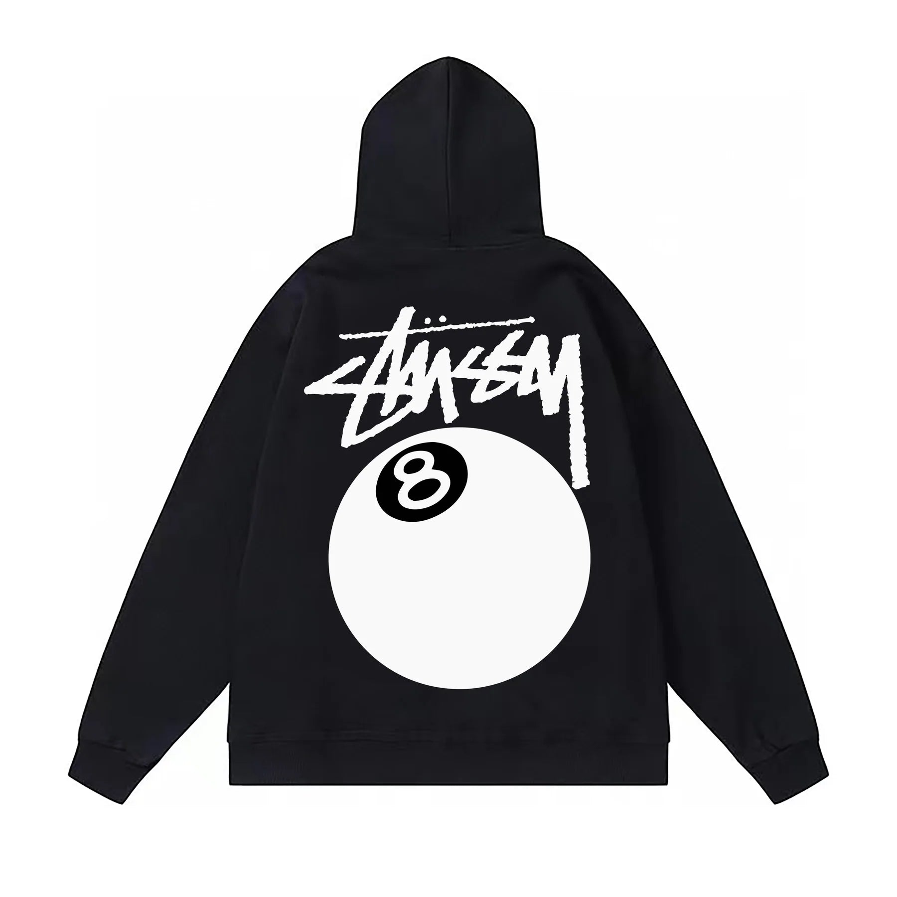Stussy Hoodie 8 Ball Black