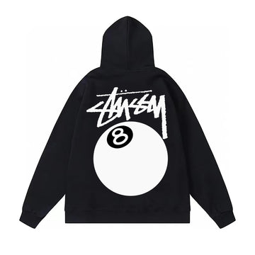 Stussy Hoodie 8 Ball Black