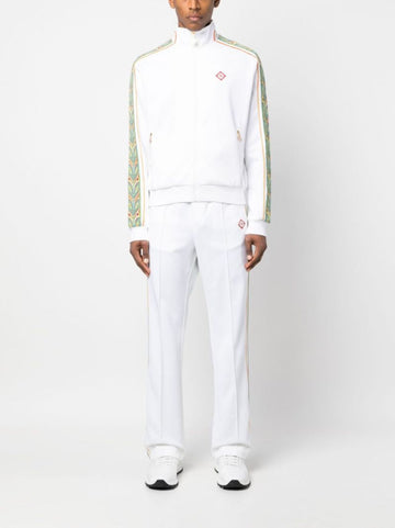 Casablanca Zip-Up Tracksuit- White