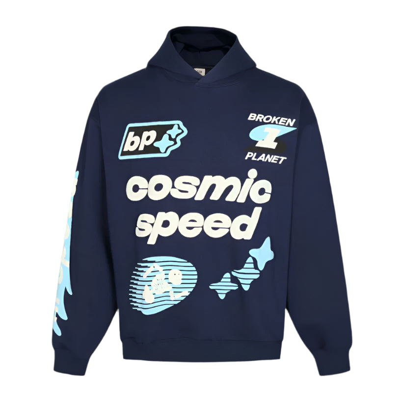 Broken Planet "Am I The Only One" Hoodie Navy Blue