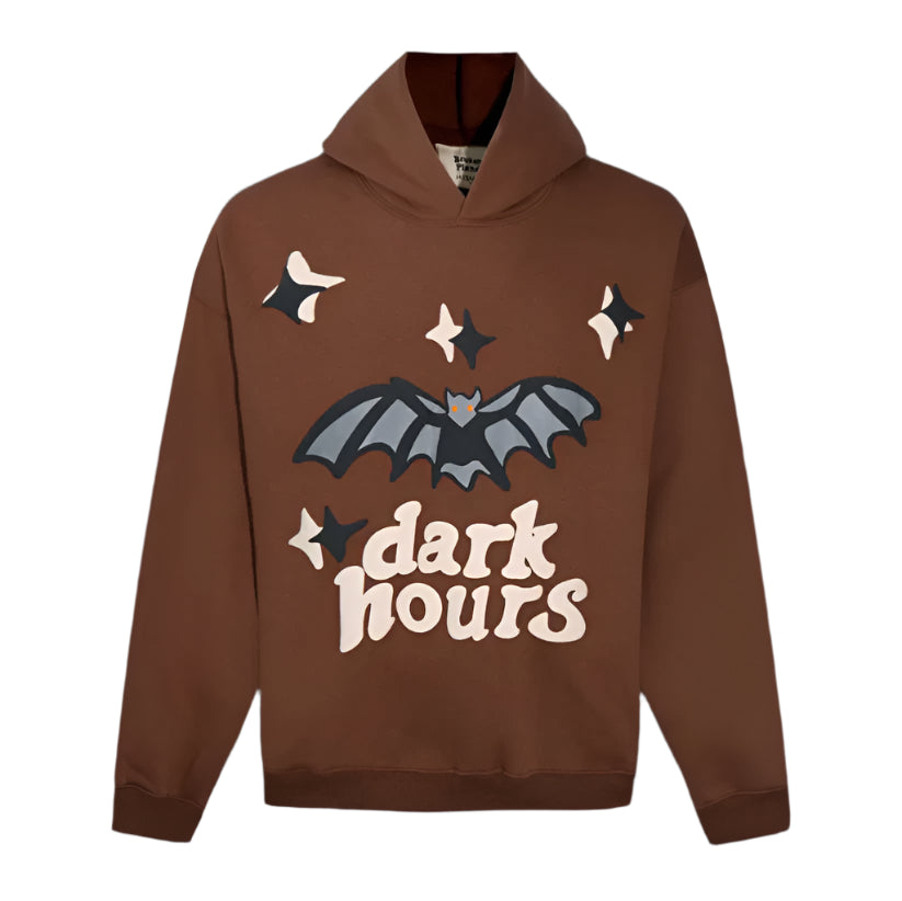 Broken Planet "Dark Hours" Hoodie Brown