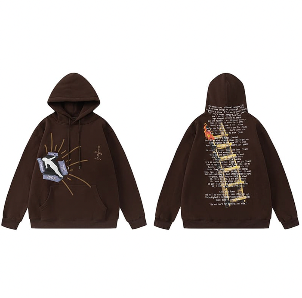 Cactus Jack Highest In The Room Hoodie Brown