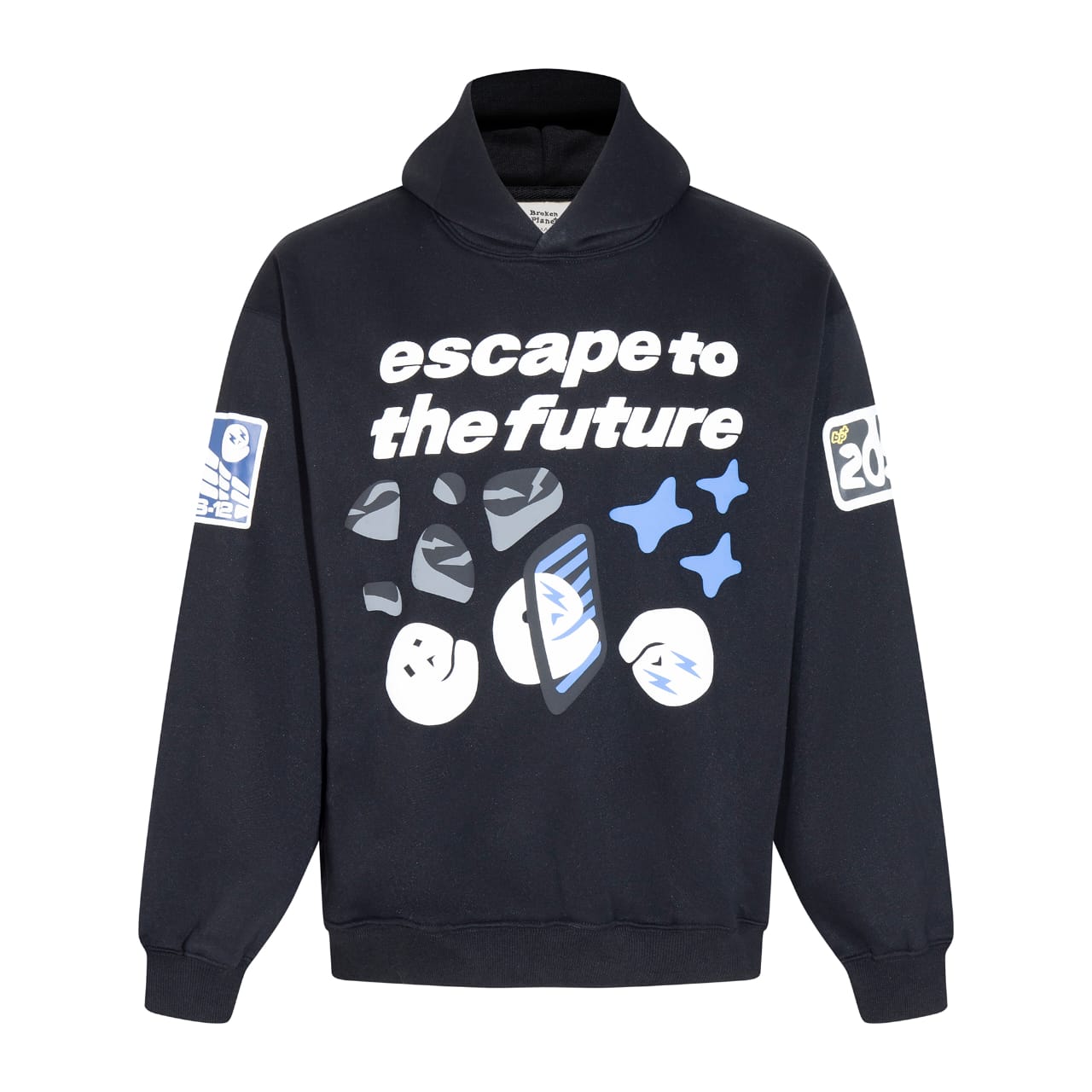 Broken Planet "Escape To The Future" Hoodie Black