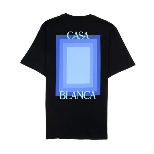 Casablanca T Shirt Rectangle Black